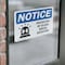 Signmission Protected By Glass Break Detector Sign With Symbol, 10 in W x Rectangle, Vinyl Decal OS-2PACK-NS-D-710-L-17902 - alternate 5